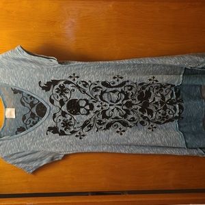 Sequin tunic sweater